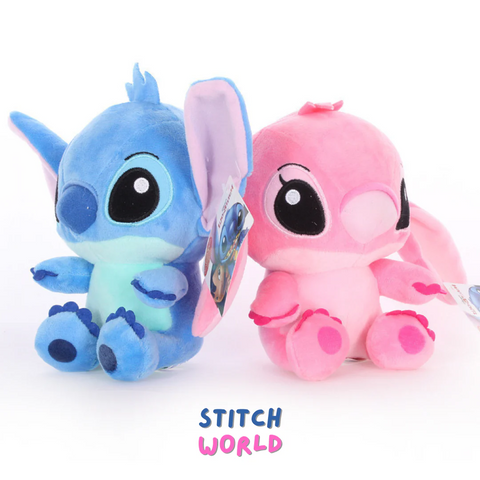 Peluche Stitch y Angel 20cm