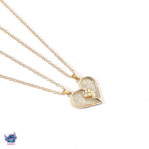 Collar Dúo Stitch & Angel (Par)