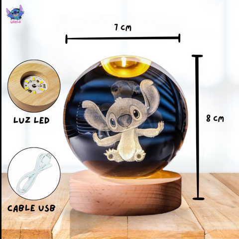 Esfera de Cristal LED StitchWorld
